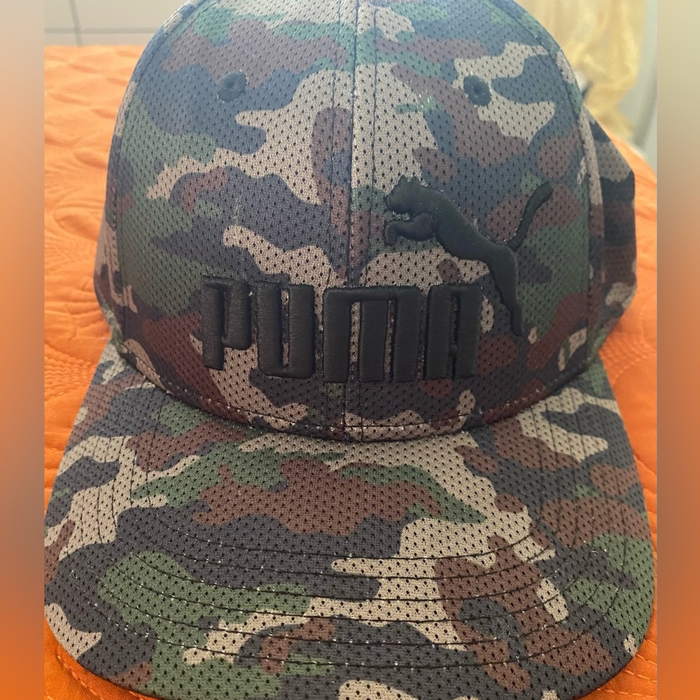 Puma baseball hat, camouflage, L/XL, Brand New